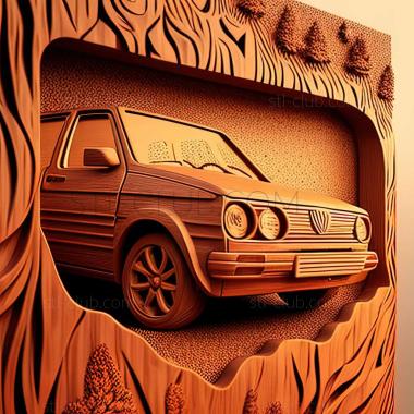 3D модель Volkswagen Golf IV (STL)